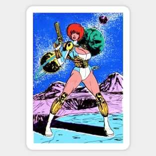 Space Bitch Poster Sticker